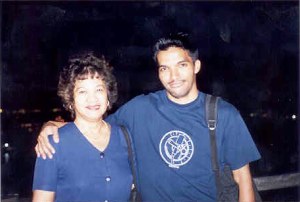 Evelyn Pereda and her son, Anthony